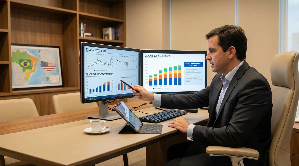 Guerra tarifária EUA x Brasil: impacto direto na gestão de ativos corporativos