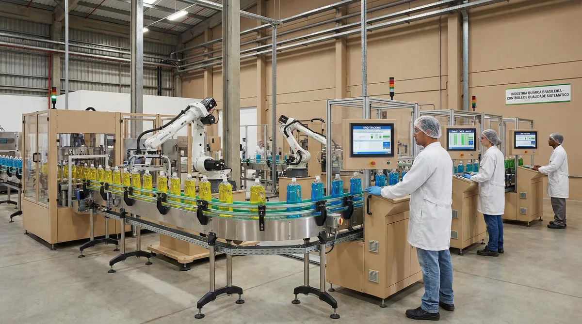 RFID na indústria de produtos de limpeza: da produção à distribuição