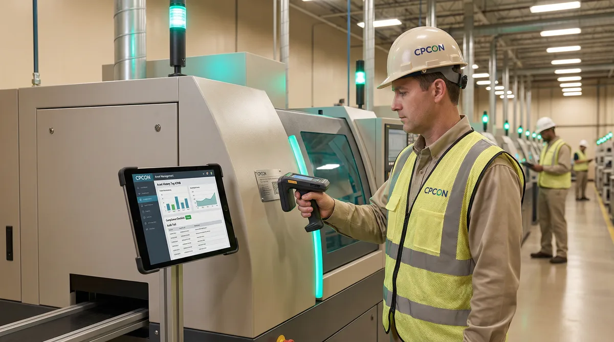 Rastreamento e conformidade do ciclo de vida de ativos com RFID