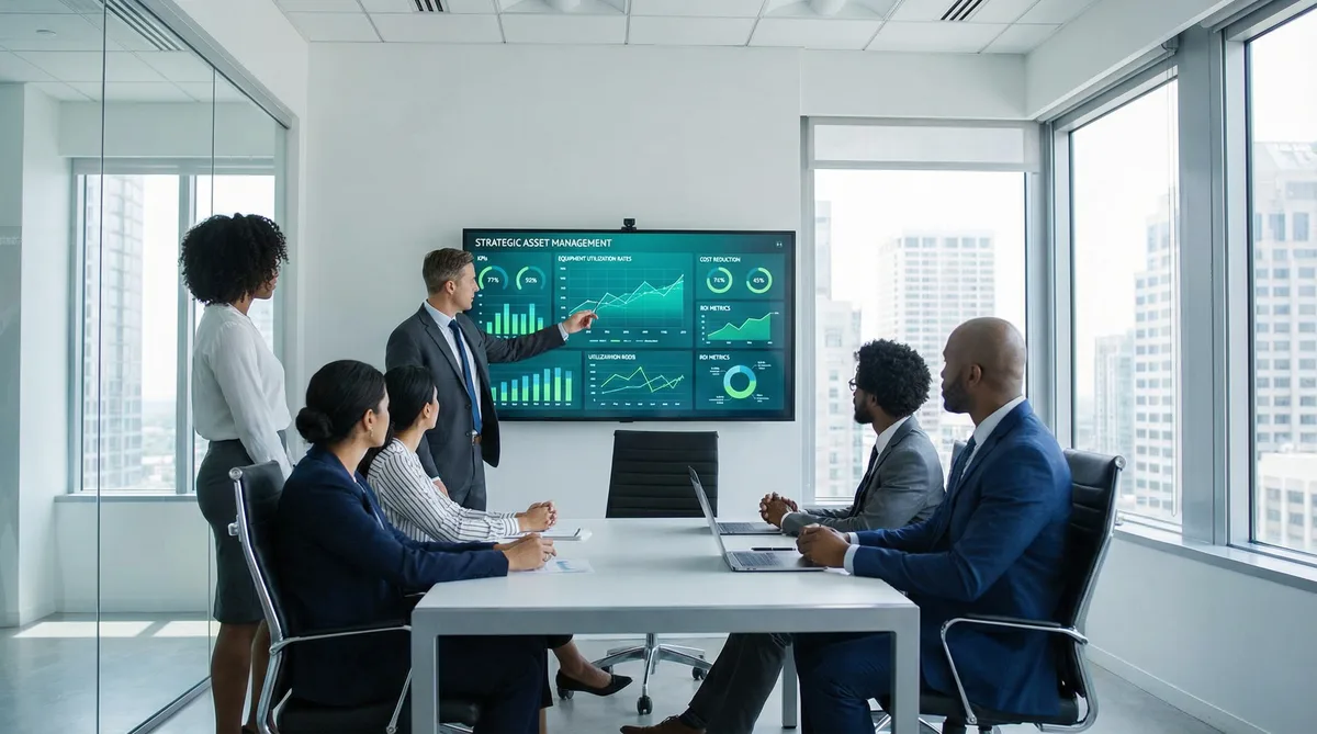 Gestão de ativos com analytics e dados históricos