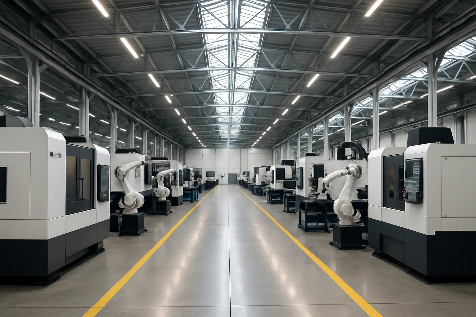 Fábrica industrial moderna