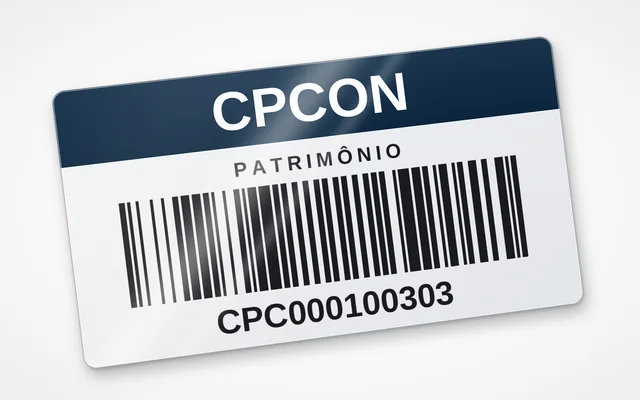 Etiqueta de poliéster CPCON com código de barras