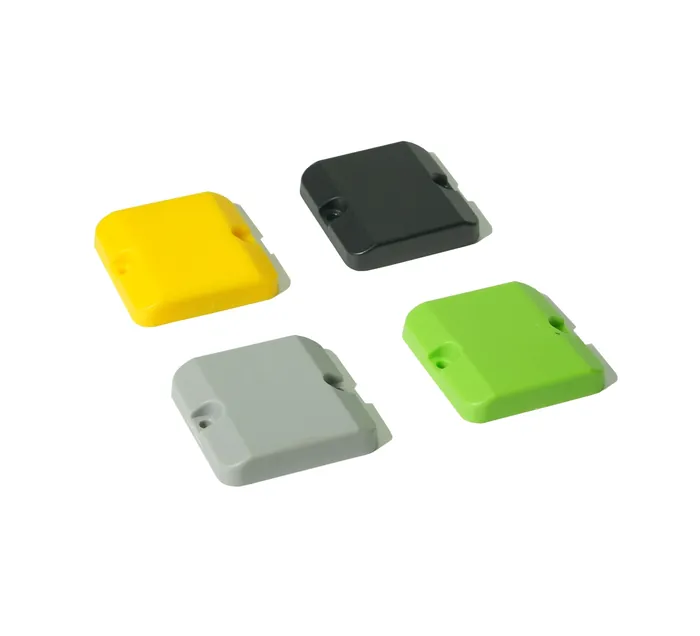 Tags RFID UHF rígidas para metal em quatro cores