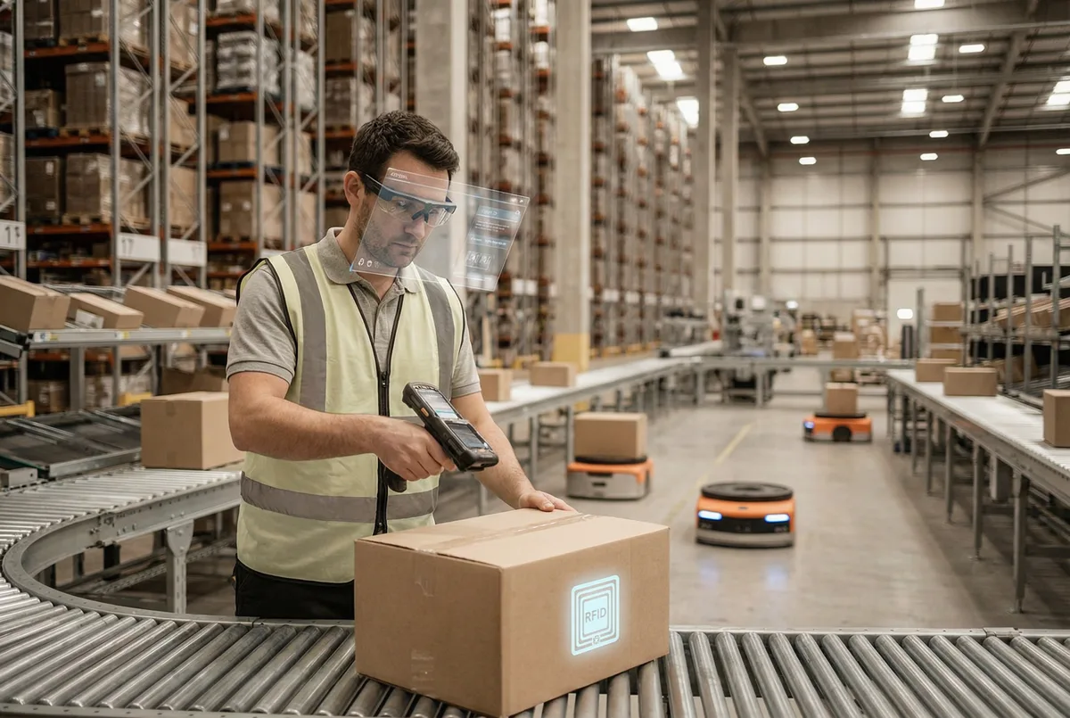 Tag GPS rastreador solar instalada em contêiner no porto