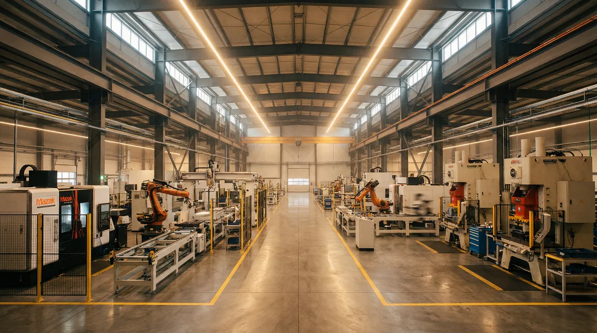 Fábrica industrial moderna