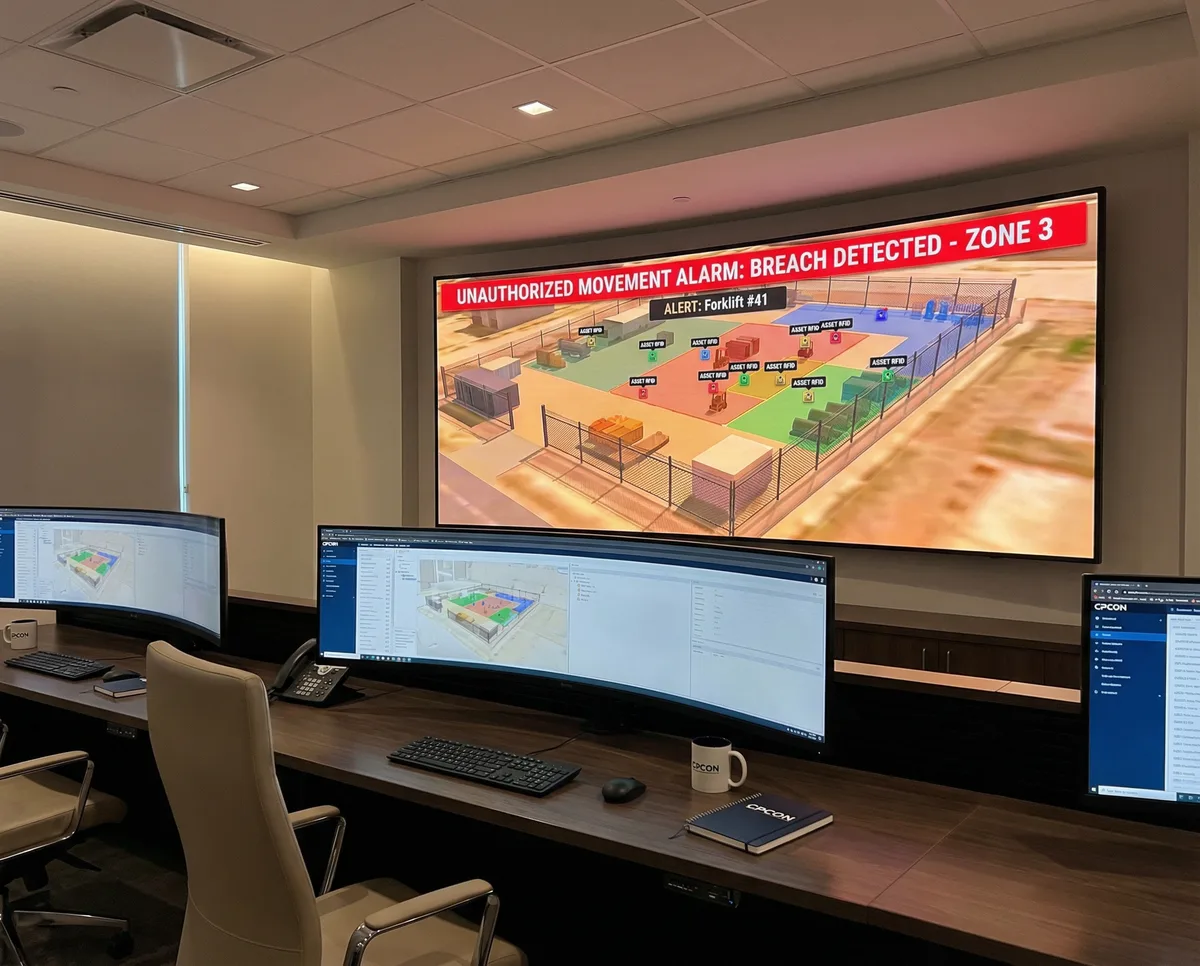 Zonas seguras e alertas automáticos de movimentação não autorizada