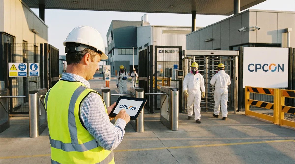 Gestão de acesso industrial