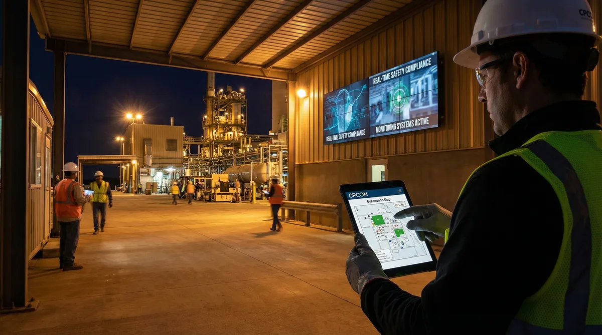 Monitoramento de segurança industrial