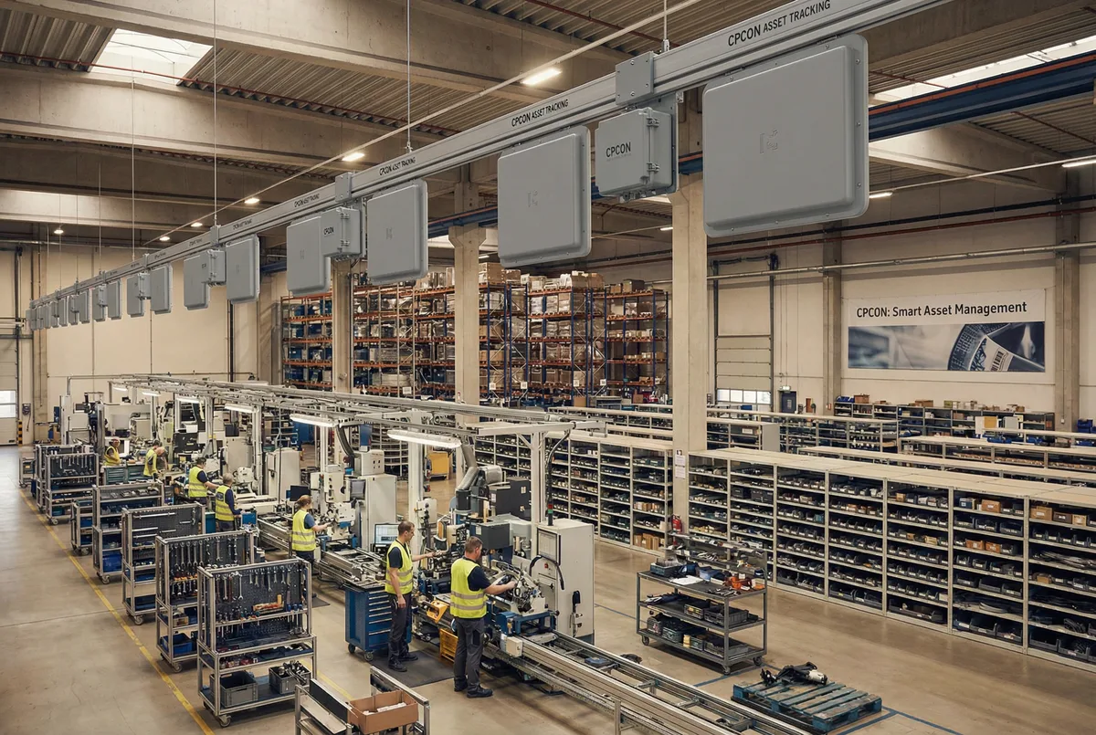 Rastreamento de Ferramentas e Racks em Planta Automotiva