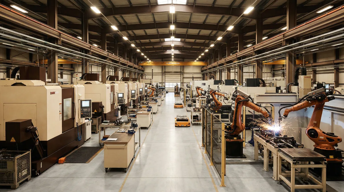 Inventário de Máquinas e Equipamentos Industriais