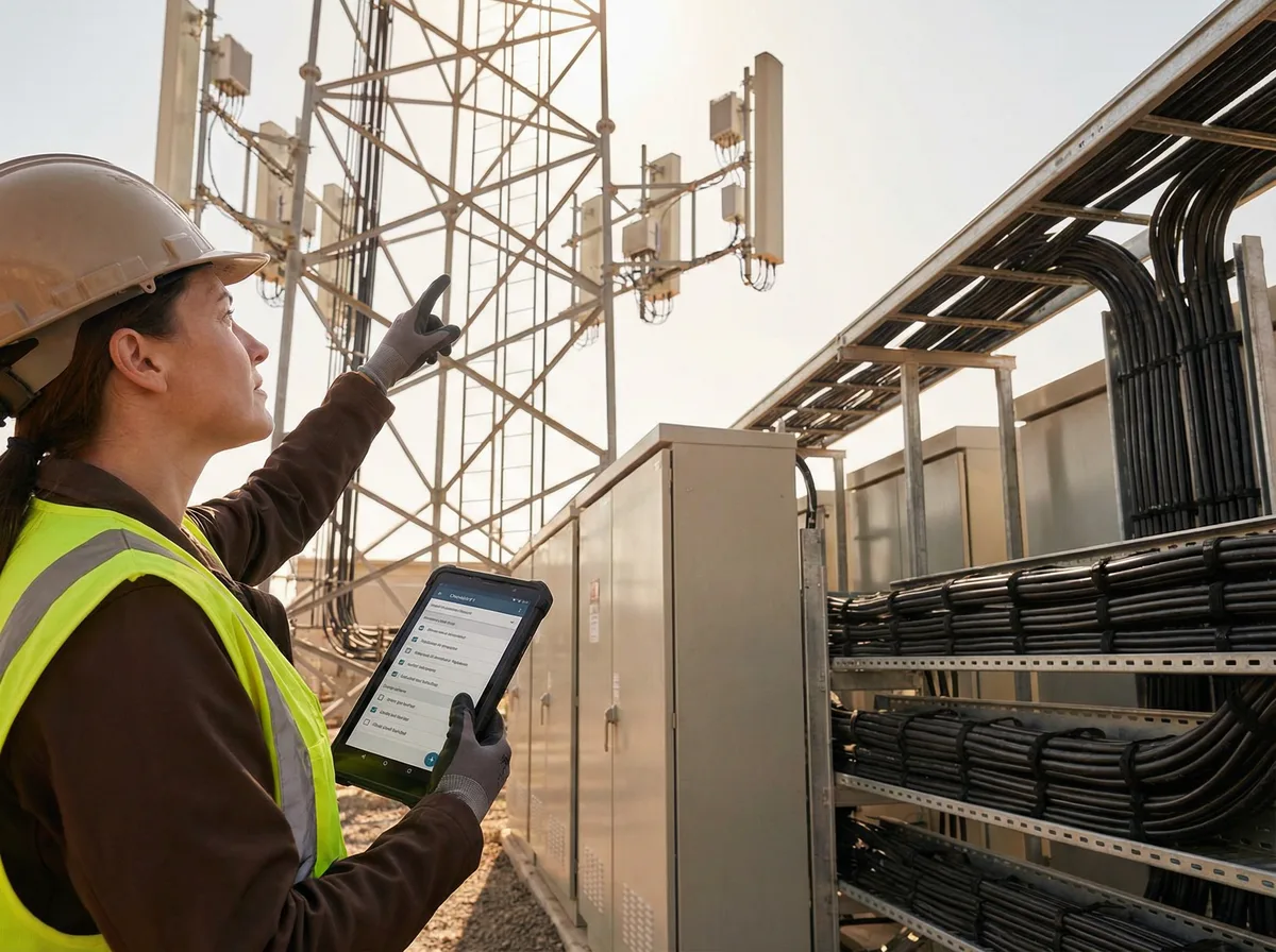 Inspeção de ativos de telecomunicações