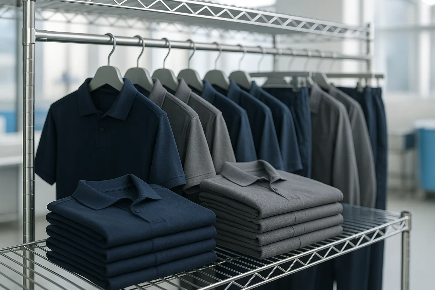 Uniformes e locação com RFID