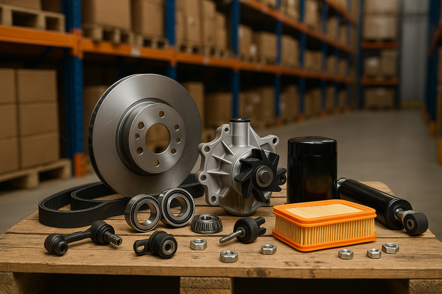 peças automotivas de reposição - MRO